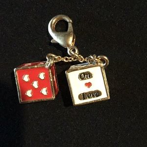Unique m&m dice charm: On love, Take a Chance set